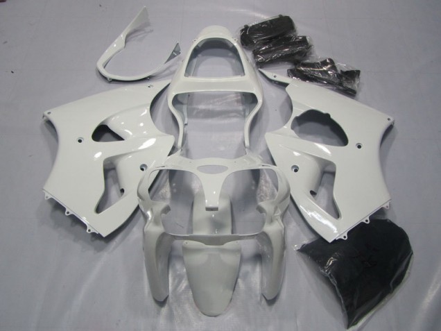Buy 2000-2002 White Kawasaki ZX6R Bike Fairing Kit UK Buy 2000-2002 White Kawasaki ZX6R Bike Fairing Kit UK