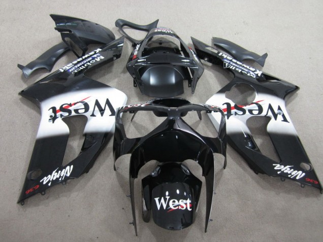 Buy 2003-2004 Black West Ninja 636 Kawasaki ZX6R Motorcylce Fairings UK Buy 2003-2004 Black West Ninja 636 Kawasaki ZX6R Motorcylce Fairings UK