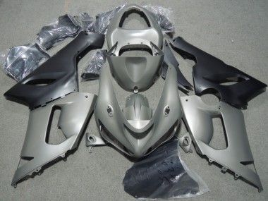 Buy 2005-2006 Grey Black Kawasaki ZX6R Motorcycle Bodywork UK