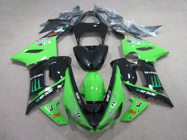 Buy 2005-2006 Black Green 3M Touch4 Monster Kawasaki ZX6R Motorbike Fairing UK Buy 2005-2006 Black Green 3M Touch4 Monster Kawasaki ZX6R Motorbike Fairing UK