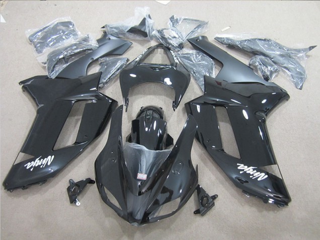 Buy 2007-2008 Black Ninja Kawasaki ZX6R Motor Bike Fairings UK Buy 2007-2008 Black Ninja Kawasaki ZX6R Motor Bike Fairings UK