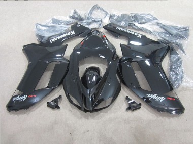 Buy 2007-2008 Black Ninja 636 Kawasaki ZX6R Moto Fairings UK