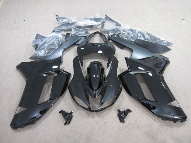 Buy 2007-2008 Black Kawasaki ZX6R Motorbike Fairing UK Buy 2007-2008 Black Kawasaki ZX6R Motorbike Fairing UK