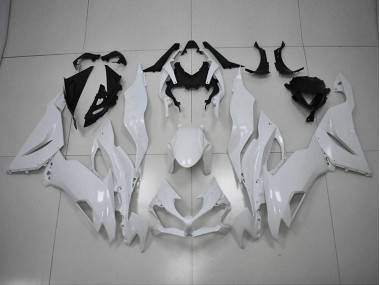 Buy 2019-2023 White Kawasaki ZX6R Motorcycle Replacement Fairings UK