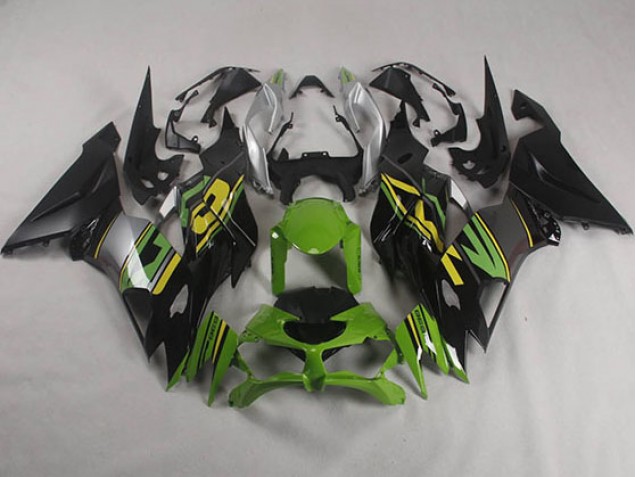 Buy 2019-2023 Black Green Kawasaki ZX6R Motorcyle Fairings UK Buy 2019-2023 Black Green Kawasaki ZX6R Motorcyle Fairings UK