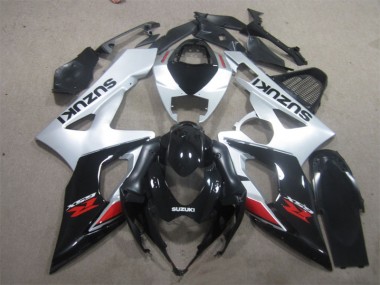 Buy 2005-2006 Black White Suzuki GSXR1000 Motorcycle Replacement Fairings UK