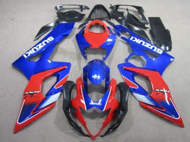 Buy 2005-2006 Blue Red Suzuki GSXR1000 Motorcyle Fairings UK