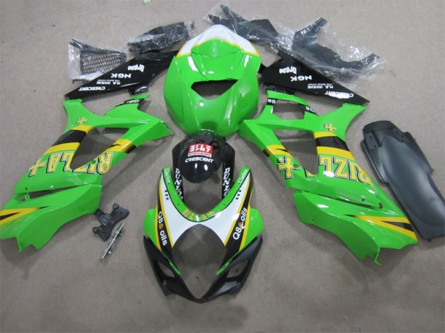 Buy 2007-2008 Green Rizla Q8 oils Suzuki GSXR1000 Motorcycle Fairing UK Buy 2007-2008 Green Rizla Q8 oils Suzuki GSXR1000 Motorcycle Fairing UK