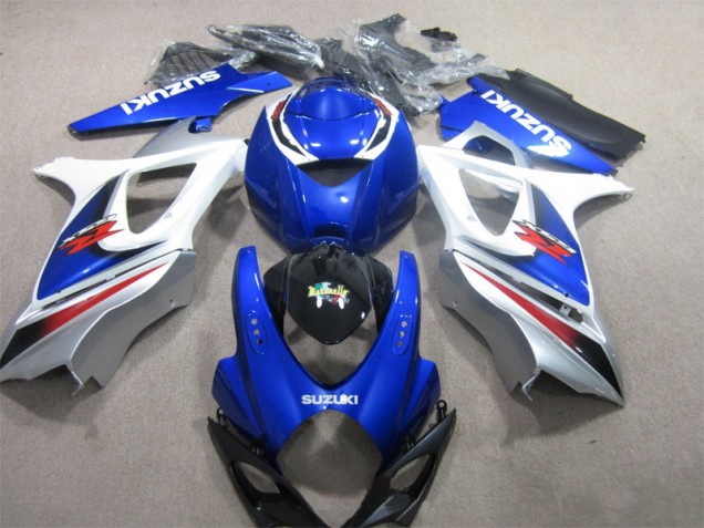 Buy 2007-2008 Blue White Suzuki GSXR1000 Motor Bike Fairings UK Buy 2007-2008 Blue White Suzuki GSXR1000 Motor Bike Fairings UK