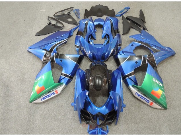 Buy 2009-2016 Blue Green JOMO Suzuki GSXR1000 Motorcycle Replacement Fairings UK