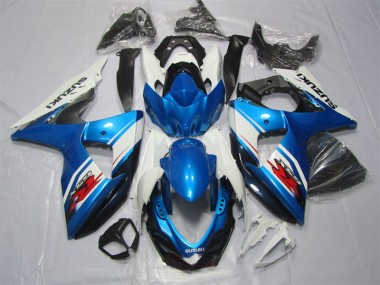 Buy 2009-2016 Blue White Suzuki GSXR1000 Replacement Motorcycle Fairings UK