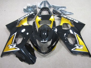Buy 2004-2005 Black Yellow Suzuki GSXR600 Motorcycle Replacement Fairings UK