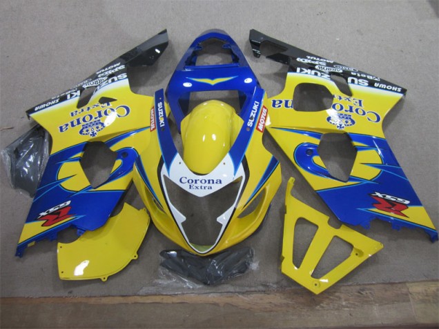 Buy 2004-2005 Yellow Blue Corona Extra Suzuki GSXR600 Motorcycle Fairings UK Buy 2004-2005 Yellow Blue Corona Extra Suzuki GSXR600 Motorcycle Fairings UK