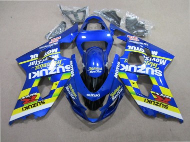 Buy 2004-2005 Blue Telefumia Movistar Suzuki GSXR600 Motorbike Fairings UK