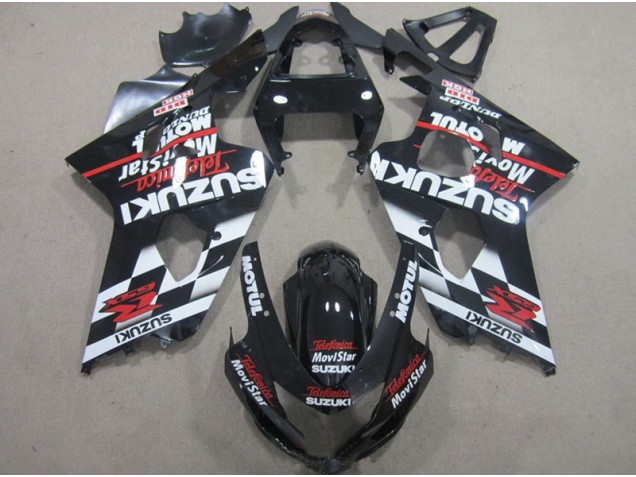 Buy 2004-2005 Black Red Telefumia Movistar Suzuki GSXR600 Motorbike Fairing UK Buy 2004-2005 Black Red Telefumia Movistar Suzuki GSXR600 Motorbike Fairing UK