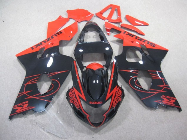 Buy 2004-2005 Black Red Suzuki GSXR600 Bike Fairings UK Buy 2004-2005 Black Red Suzuki GSXR600 Bike Fairings UK