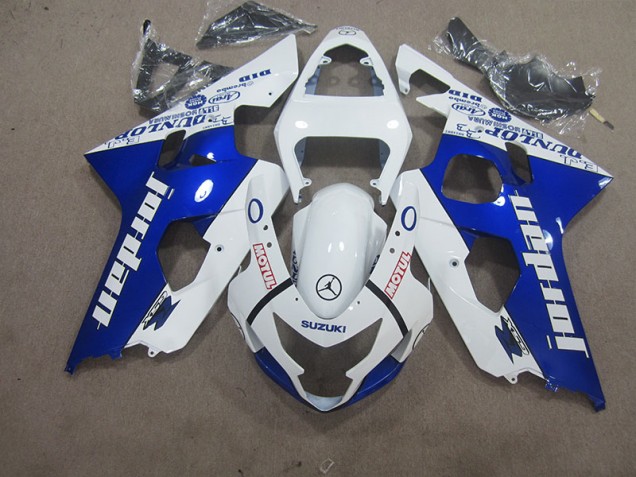 Buy 2004-2005 White Blue Motul Suzuki GSXR600 Motorbike Fairing UK Buy 2004-2005 White Blue Motul Suzuki GSXR600 Motorbike Fairing UK