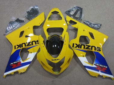 Buy 2004-2005 Yellow Blue Suzuki GSXR600 Motor Bike Fairings UK