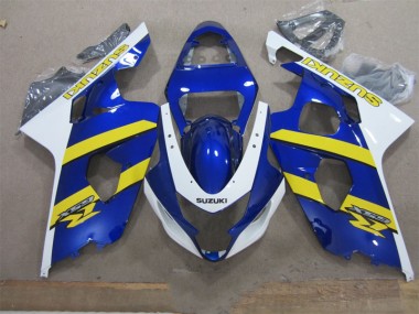 Buy 2004-2005 Blue White Yellow Suzuki GSXR600 Replacement Motorcycle Fairings UK