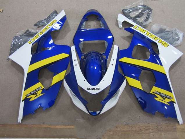 Buy 2004-2005 Blue White Yellow Suzuki GSXR600 Replacement Motorcycle Fairings UK Buy 2004-2005 Blue White Yellow Suzuki GSXR600 Replacement Motorcycle Fairings UK
