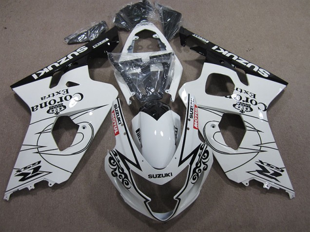 Buy 2004-2005 White Corona Extra Motul Suzuki GSXR600 Bike Fairing Kit UK Buy 2004-2005 White Corona Extra Motul Suzuki GSXR600 Bike Fairing Kit UK