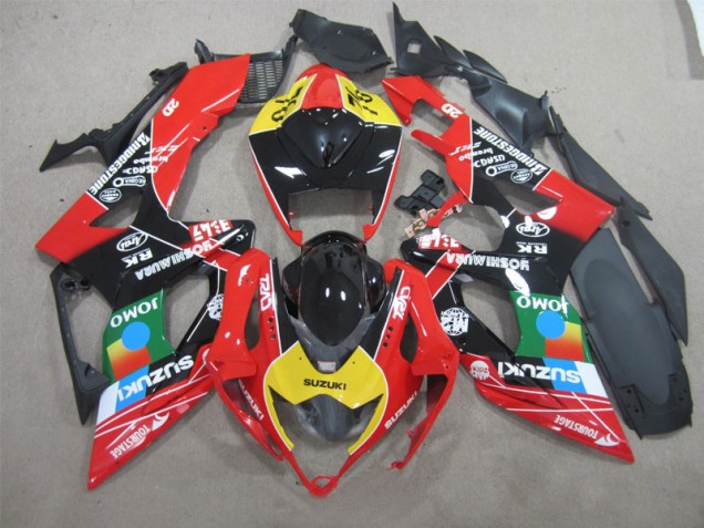 Buy 2006-2007 Black Red Yellow Jomo Suzuki GSXR600 Bike Fairings UK Buy 2006-2007 Black Red Yellow Jomo Suzuki GSXR600 Bike Fairings UK