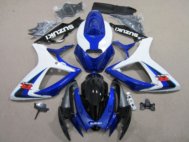 Buy 2006-2007 Blue White Suzuki GSXR600 Motorbike Fairings UK Buy 2006-2007 Blue White Suzuki GSXR600 Motorbike Fairings UK