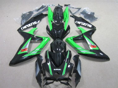 Buy 2006-2007 Black Green Suzuki GSXR600 Bike Fairings UK