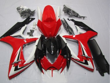 Buy 2006-2007 Black Red Suzuki GSXR600 Replacement Motorcycle Fairings UK
