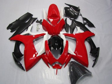 Buy 2006-2007 Red Black Suzuki GSXR600 Motorcycle Replacement Fairings UK