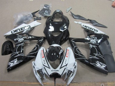 Buy 2006-2007 Black White Corona Extra Motul Suzuki GSXR600 Motorcycle Fairings UK