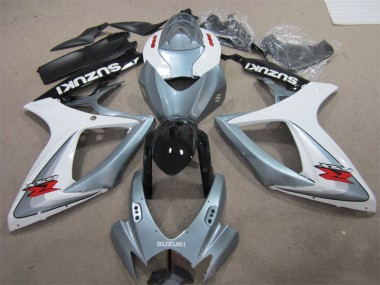 Buy 2006-2007 White Grey Suzuki GSXR600 Motorbike Fairings UK