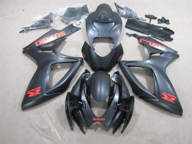 Buy 2006-2007 Black Red Decal Suzuki GSXR600 Motorcycle Fairing UK
