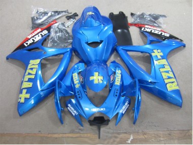 Buy 2006-2007 Blue Yellow Rizla Suzuki GSXR600 Motorbike Fairing UK