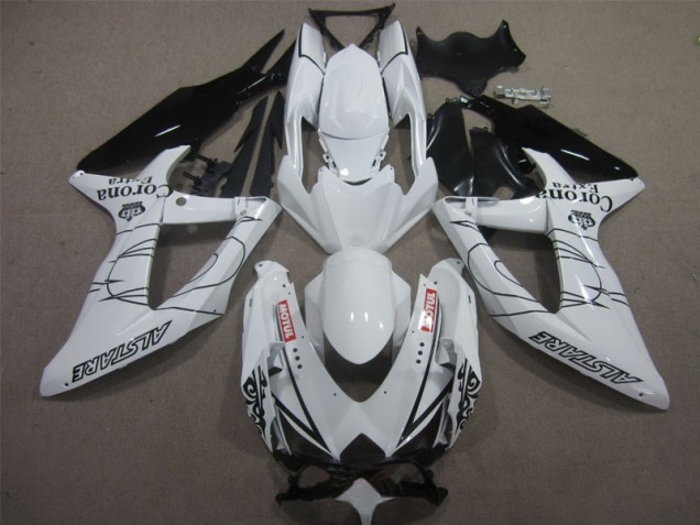Buy 2008-2010 White Black Corona Extra Motul Suzuki GSXR600 Motorbike Fairing UK Buy 2008-2010 White Black Corona Extra Motul Suzuki GSXR600 Motorbike Fairing UK