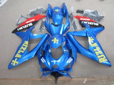 Buy 2008-2010 Blue Yellow Rizla White Motul Suzuki GSXR600 Motorcycle Fairings UK