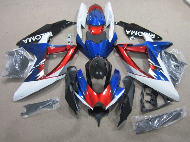 Buy 2008-2010 Blue Red White Suzuki GSXR600 Motorcycle Fairing UK