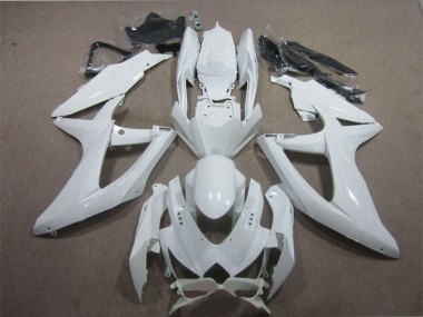 Buy 2008-2010 White Suzuki GSXR600 Motorcycle Fairing Kit UK
