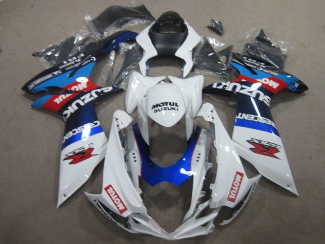 Buy 2011-2021 White Blue Motul Suzuki GSXR600 Moto Fairings UK Buy 2011-2021 White Blue Motul Suzuki GSXR600 Moto Fairings UK