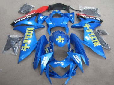 Buy 2011-2021 Blue Yellow Rizla Suzuki GSXR600 Motorcylce Fairings UK