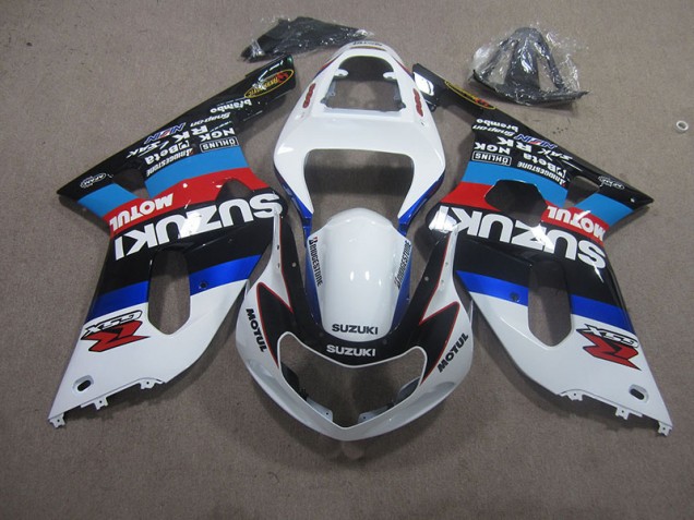 Buy 2001-2003 White Blue Red Motul Suzuki GSXR750 Motorbike Fairing UK Buy 2001-2003 White Blue Red Motul Suzuki GSXR750 Motorbike Fairing UK
