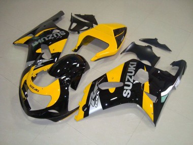 Buy 2001-2003 Yellow Black Suzuki GSXR750 Bike Fairing UK