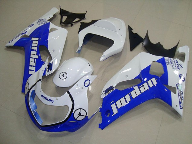 Buy 2001-2003 Blue White Jordan Suzuki GSXR750 Motorcycle Bodywork UK Buy 2001-2003 Blue White Jordan Suzuki GSXR750 Motorcycle Bodywork UK