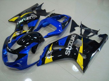 Buy 2001-2003 Blue Black Suzuki GSXR750 Motorbike Fairing Kits UK