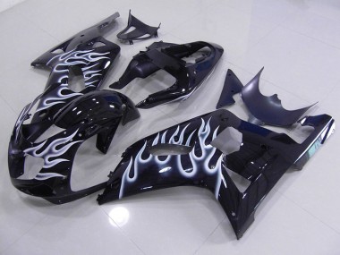 Buy 2001-2003 Blue White Flame Suzuki GSXR750 Motor Fairings UK