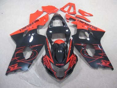 Buy 2004-2005 Red Black Suzuki GSXR750 Motorcycle Fairings UK