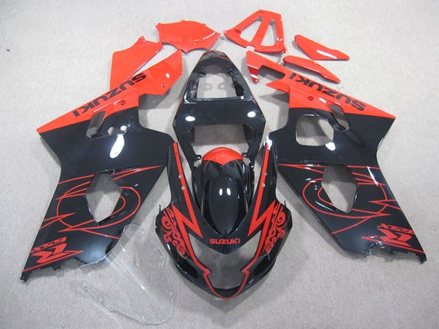 Buy 2004-2005 Red Black Suzuki GSXR750 Motorcycle Fairings UK Buy 2004-2005 Red Black Suzuki GSXR750 Motorcycle Fairings UK