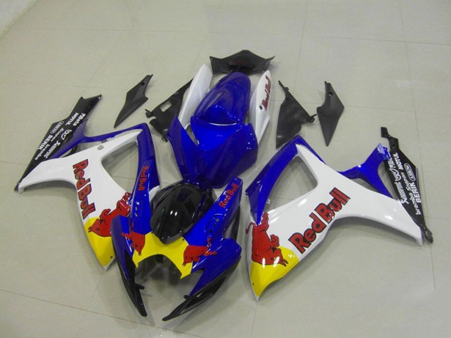 Buy 2006-2007 Blue White Red Bull Suzuki GSXR750 Motorcyle Fairings UK Buy 2006-2007 Blue White Red Bull Suzuki GSXR750 Motorcyle Fairings UK