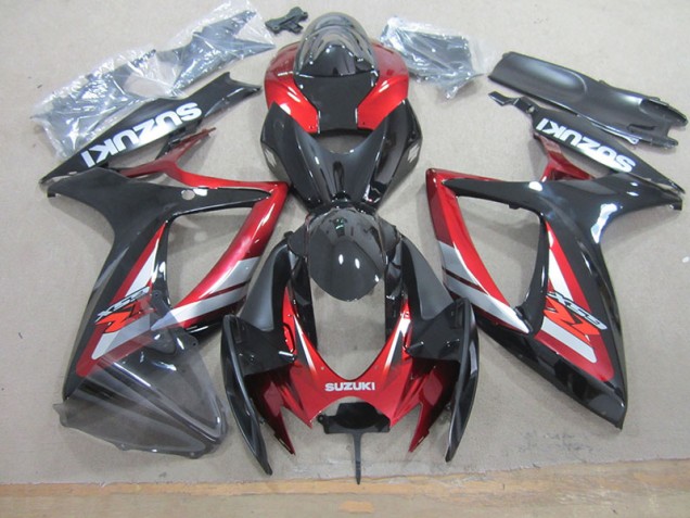 Buy 2006-2007 Black Red Suzuki GSXR750 Motorcycle Fairing UK Buy 2006-2007 Black Red Suzuki GSXR750 Motorcycle Fairing UK