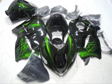 Buy 1996-2007 Black Green Suzuki GSXR1300 Hayabusa Bike Fairing UK
